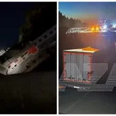 Жеті адам қаза тапты: Пойыз үстіне көпір опырылып құлады (ВИДЕО)