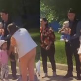 «Күзетсіз, жаяу»: Алматы әкімі көшеде халықпен амандасып жүрген  видеосы тарады (ВИДЕО)