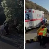 Қазақстандық актер АҚШ-та өртеніп жатқан көліктен адам құтқарып қалды (ВИДЕО)