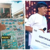 Алматы базарында шетелдік туристке қазақша үйреткен оқушыға 2 университетке грант табысталды