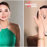 «Қолында бір «пәтер»: Динара Сәтжан сұлулығымен елді тәнті етті (ВИДЕО)