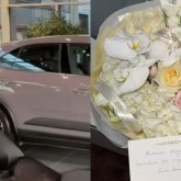 «Эмоциясы жоқ тоқ бала»: Алагөзов өгей қызына Porsche көлігін сыйлады (ВИДЕО)
