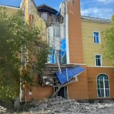 Қарағандыда төрт қабатты ғимараттың бір бөлігі опырылып түсті