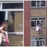 «Терезе жақтауына шығып кеткен»: Қосшыда бала ажал аузынан аман қалды (ВИДЕО)