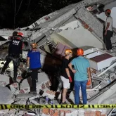 Түркияда жойқын жер сілкінісі болып, аудан қирап қалды (ВИДЕО)