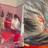 Таразда балабақша тәрбиешісі баланы пакетпен ұрып, басына жарақат салды (ВИДЕО)