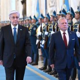 Тоқаев Ақордада Иордания корольін салтанатты түрде қарсы алды