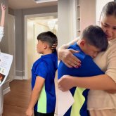 Мөлдір Мұқан 12 жасар ұлына «Қайрат - Реал Мадрид» ойынының VIP-билетін сыйлады (ВИДЕО)