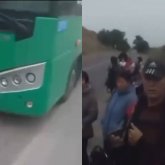 Қарғалыда халық автобус күтіп қиналып тұрғанда – әкімдік пен диспетчерлер қол қусырып отыр (ВИДЕО)