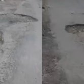 «Жаңа жолымызды әкімдік өз қолымен құртты»: Көкшетауда жаңа асфальт бір ай өтпей талқан болды (ВИДЕО)