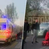 Алматыда жедел жәрдем көлігі жасөспірімді қағып кетті (ВИДЕО)