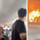 «Қол жүгінен өрт шыққан»: Ұшақта литий қуаттағышы жарылып кетті (ВИДЕО)