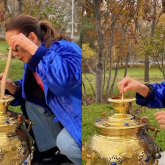 «Тефальға қоя сал»: Динара Сәтжан самаурын жаға алмай сынға қалды (ВИДЕО)