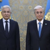 Тоқаев ҰҚШҰ Бас хатшысы Иманғали Тасмағамбетовпен кездесті