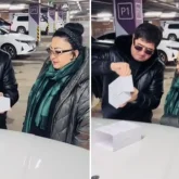 «Мұқасаннан сыйлық алып жатырмын»: Мақпал Жүнісова қуанышымен бөлісті (ВИДЕО)