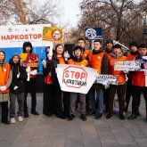 Алматыда «НаркоСтоп» жобасына 3 мыңнан астам ерікті қатысып жатыр
