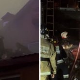 Автокөліктер мен қонақүйге жайылған: Астанада алапат өрт шықты (ВИДЕО)