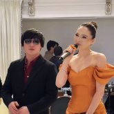 «Сіздерді жақсы көремін»: Қайрат Нұртас қайынжұртының алдында ағынан жарылды (ВИДЕО)