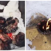 Риддердегі Мәңгілік алау ескерткішінде ет қуырған ер адам ұсталды