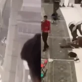 Меккедегі мешітте ер адам жоғарғы қабаттан секіріп кетті (ВИДЕО)