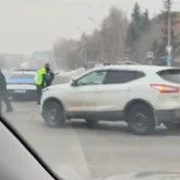 Өскеменде Chevrolet көлігі патрульдік көлікке соғылды