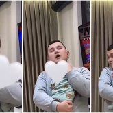 «Еміренсе сүт шығып кетейін деп тұр»: Елдостың ұлына деген махаббаты жұртты сүйсіндірді (ВИДЕО)