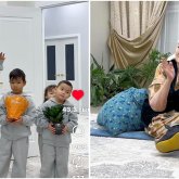 «Анамның орнын басқан жан»: Абай Бегейдің қызы нағашы әжесіне тосынсый жасады (ВИДЕО)