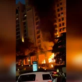 Иран зымыраны Дубайдағы 5 жұлдызды қонақүй маңына құлады (ВИДЕО)