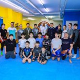 «Заң мен тәртіп»: елордалық полицейлер жас спортшылармен тәжірибе бөлісті