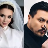 «Бақытты боламын деп шештім»: Олжас Абайдың экс-әйелі той көйлегімен желіні шулатты (ВИДЕО)