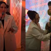 «Өтпей қалған дүниесі ме?»: Қарақаттың Мөлдірдің қызына берген сыйлығы сынға ұшырады  (ВИДЕО)