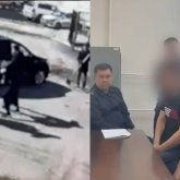 Астанада жасөспірім көлікпен мектеп аумағына кіріп, жаппай төбелес шығарған (ВИДЕО)