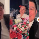 «Риза болып отырмын»: Қабатов екінші әйелінің туған күнін шетелде тойлатты (ВИДЕО)