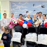 Түркістанда 41 жастағы әйел үшемді дүниеге әкелді