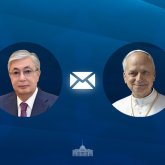 Мемлекет басшысы Рим Папасы XIV Леоға құттықтау жеделхатын жолдады
