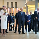 Түркі мемлекеттері ұйымына мүше елдердің басшылары Turkistan визит-орталығының жұмысымен танысты