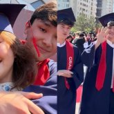 «Әкесі сөзсіз мақтанар еді...»: Ләйлә Сұлтанқызының ұлы мектеп бітірді (ВИДЕО)