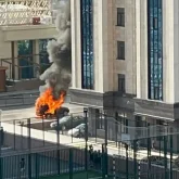 Зардап шеккендер бар: Астанада көшенің қақ ортасында жарылыс болды