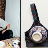 «Көргенсіздік»: Кесені кеудесіне киіп, фотоға түскен бойжеткеннің әрекеті желіні шулатты