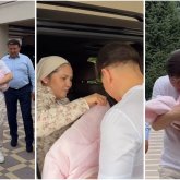 «Енесінің келінімен шаруасы жоқ»: Немересін перзентханадан шығарып алған Майғазиевтер отбасы көптің сынына қалды (ВИДЕО)