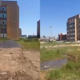 Ақтөбеде құрылыс компаниясы балалар алаңы мен тұраққа арналған жерді сатып жіберген