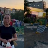 Жезқазғанда балалар ойын алаңындағы қоқыс пен ретсіздікті тұрғындар өздері тазалауға мәжбүр