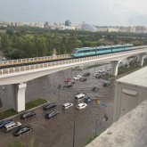 Астанадағы LRT станциясында төбеден су ақты: CTS мән-жайды түсіндірді (ВИДЕО)