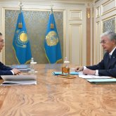 Тоқаев Орталық сайлау комиссиясының төрағасы Нұрлан Әбдіровті қабылдады
