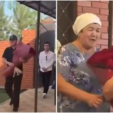 «Сопиып жалғыз жүр»: Тұрсынбек Қабатов анасының туған күніне арнайы барды (ВИДЕО)
