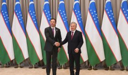 Геннадий Головкин Өзбекстан президенті Шавкат Мирзиёевпен кездесті (ФОТО)