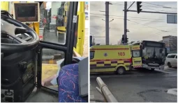 Алматыда автобус жүргізушісі жол үстінде кенеттен көз жұмды (ВИДЕО)