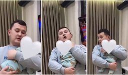 «Еміренсе сүт шығып кетейін деп тұр»: Елдостың ұлына деген махаббаты жұртты сүйсіндірді (ВИДЕО)