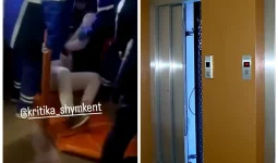 Шымкентте сегізінші қабаттан лифт құлап, әйел адам ауыр жарақат алды