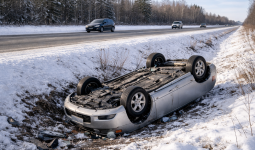 СҚО-да жол апатынан 19 жастағы жүргізуші мерт болды